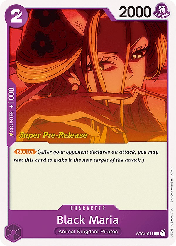 Black Maria [Super Pre-Release Starter Deck: Animal Kingdom Pirates] | Devastation Store