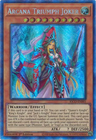 Arcana Triumph Joker (Collector's Rare) [KICO-EN001] Collector's Rare | Devastation Store