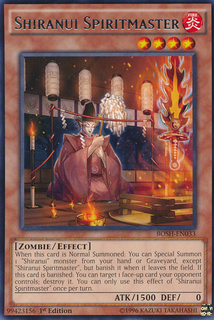 Shiranui Spiritmaster [BOSH-EN033] Rare | Devastation Store