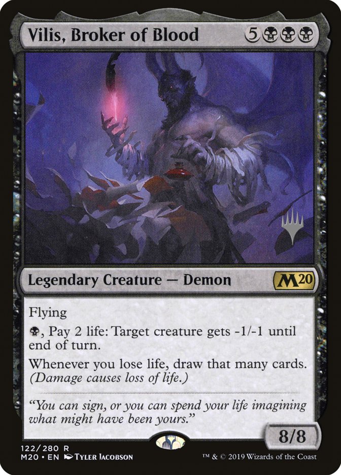 Vilis, Broker of Blood (Promo Pack) [Core Set 2020 Promos] | Devastation Store