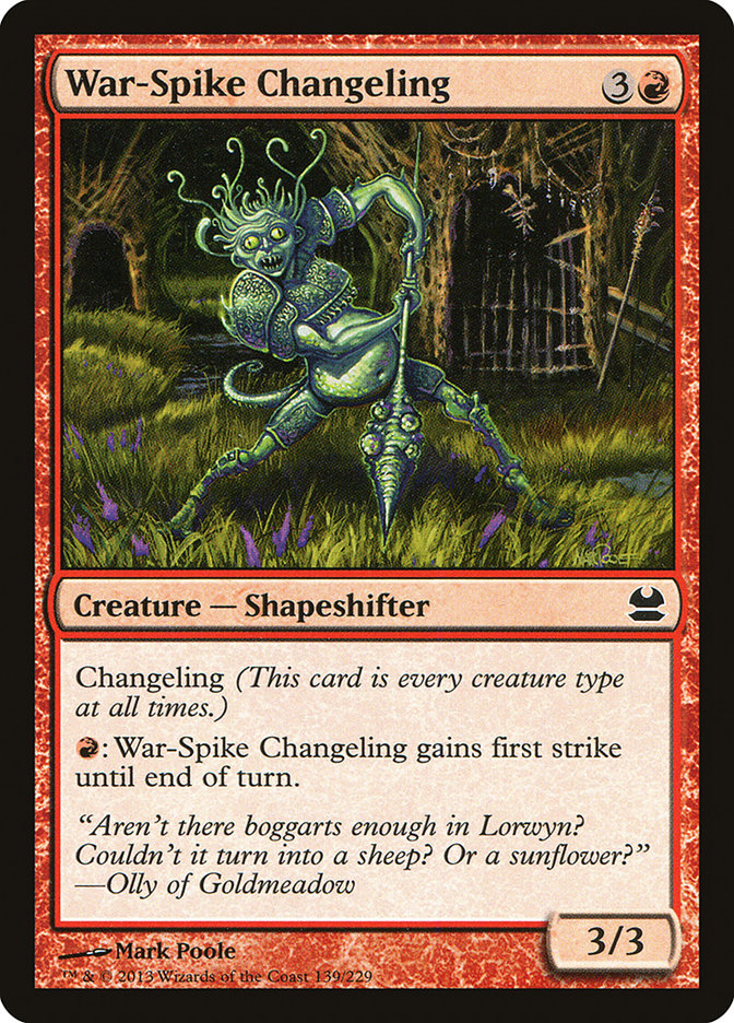 War-Spike Changeling [Modern Masters] - Devastation Store | Devastation Store