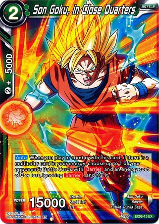 Son Goku, in Close Quarters [EX06-15] | Devastation Store