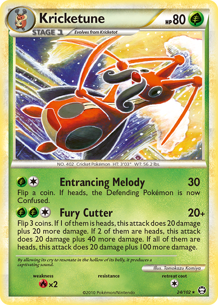 Kricketune (24/102) [HeartGold & SoulSilver: Triumphant] | Devastation Store