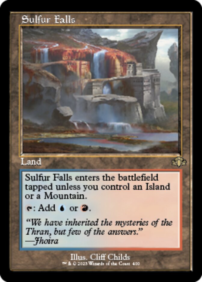Sulfur Falls (Retro) [Dominaria Remastered] | Devastation Store
