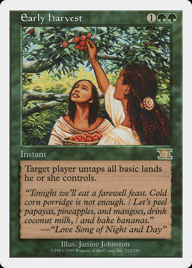 Early Harvest [Classic Sixth Edition] - Devastation Store | Devastation Store