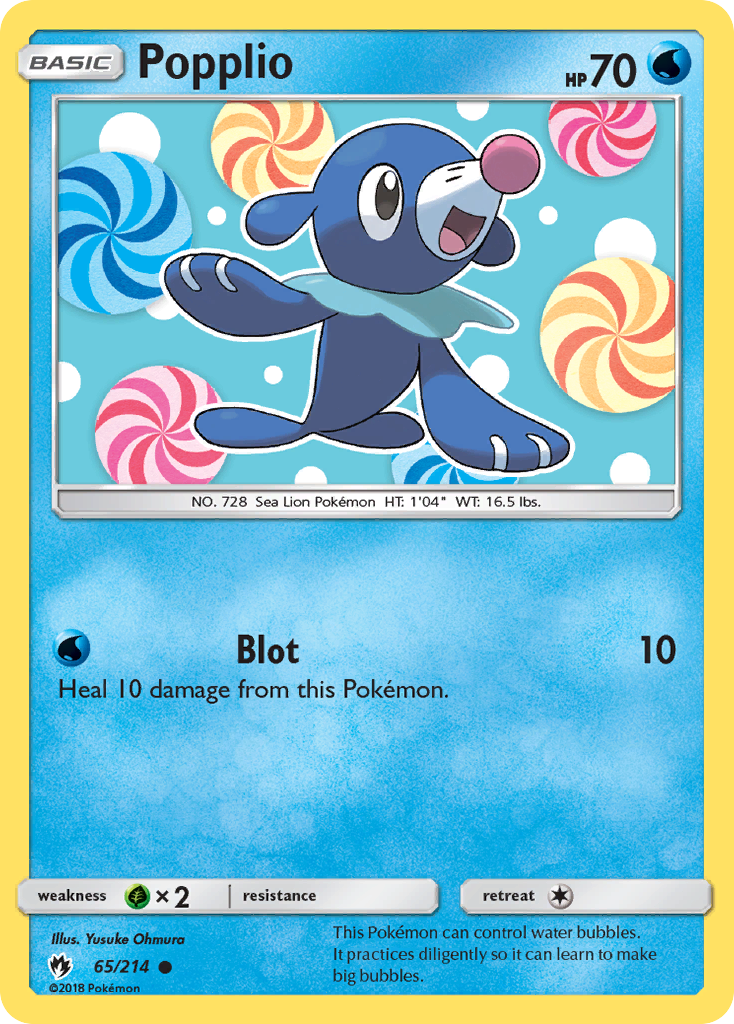 Popplio (65/214) [Sun & Moon: Lost Thunder] | Devastation Store