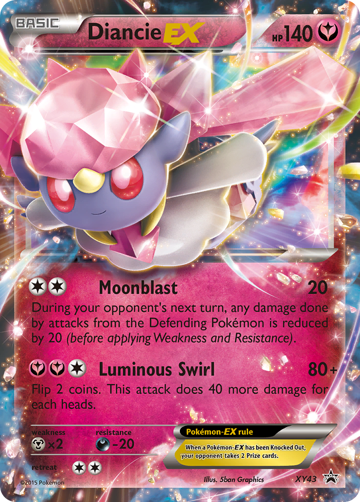 Diancie EX (XY43) [XY: Black Star Promos] | Devastation Store