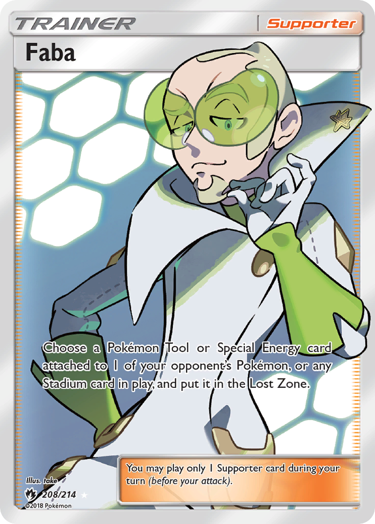 Faba (208/214) [Sun & Moon: Lost Thunder] | Devastation Store