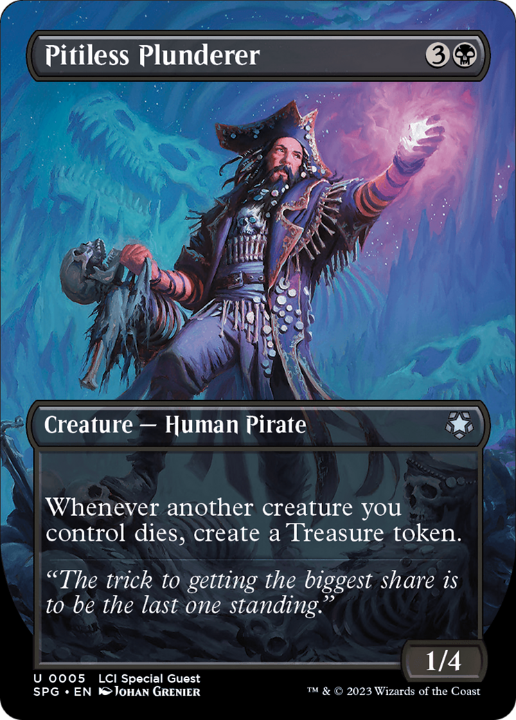 Pitiless Plunderer (Borderless) [The Lost Caverns of Ixalan Special Guests] | Devastation Store