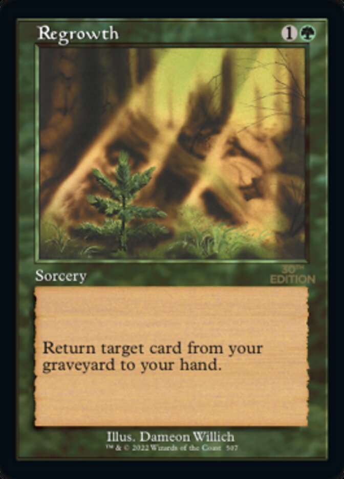 Regrowth (Retro) [30th Anniversary Edition] | Devastation Store