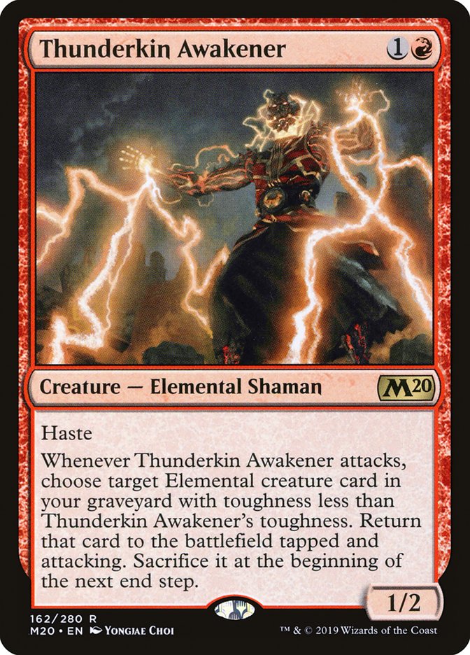 Thunderkin Awakener [Core Set 2020] | Devastation Store