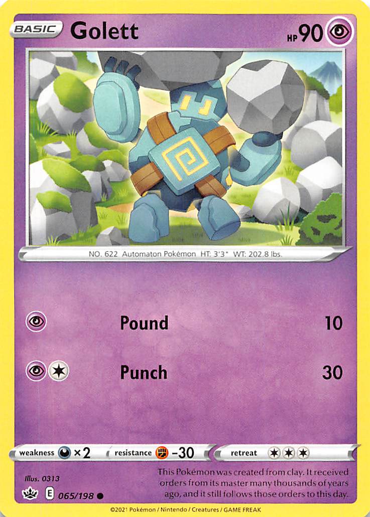Golett (065/198) [Sword & Shield: Chilling Reign] | Devastation Store