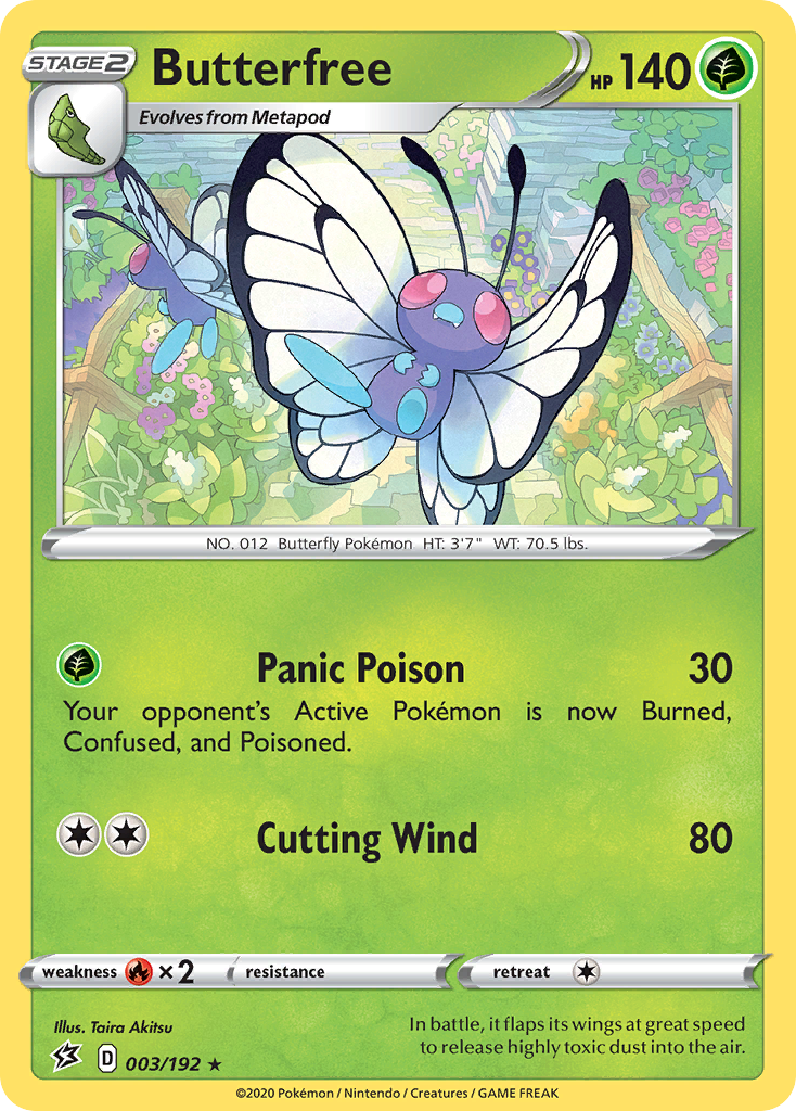 Butterfree (003/192) [Sword & Shield: Rebel Clash] | Devastation Store