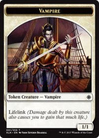 Vampire // Treasure Double-sided Token [Ixalan Tokens] | Devastation Store