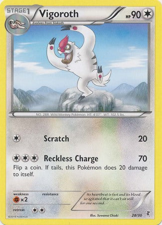 Vigoroth (28/30) [XY: Trainer Kit 1 - Bisharp] | Devastation Store