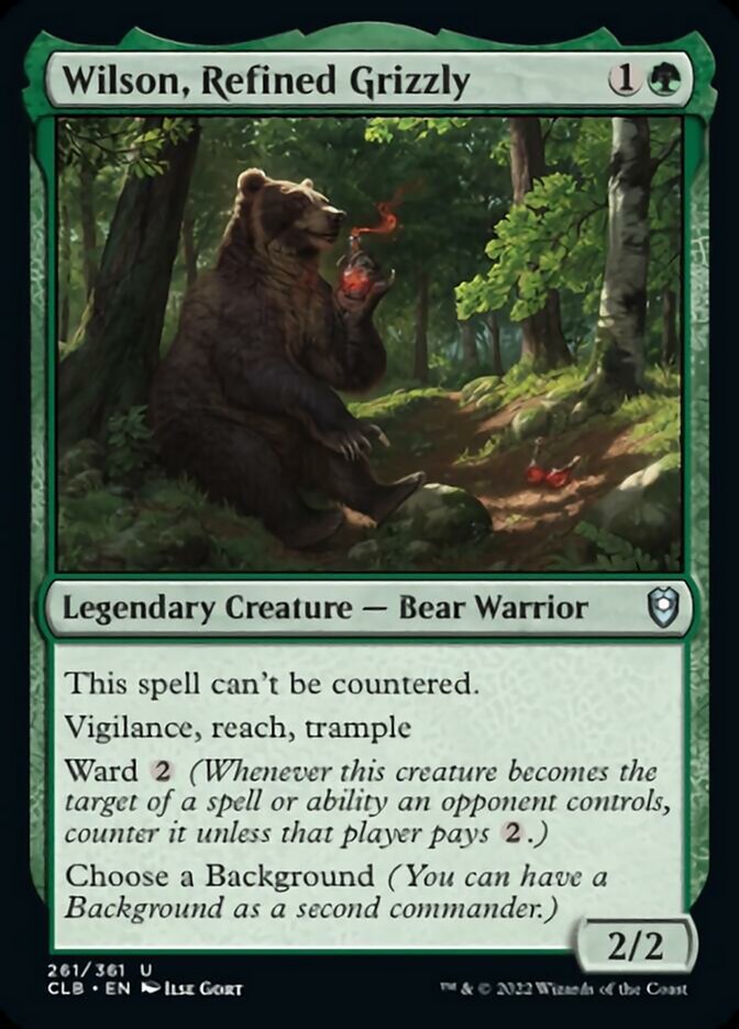 Wilson, Refined Grizzly [Commander Legends: Battle for Baldur's Gate] | Devastation Store