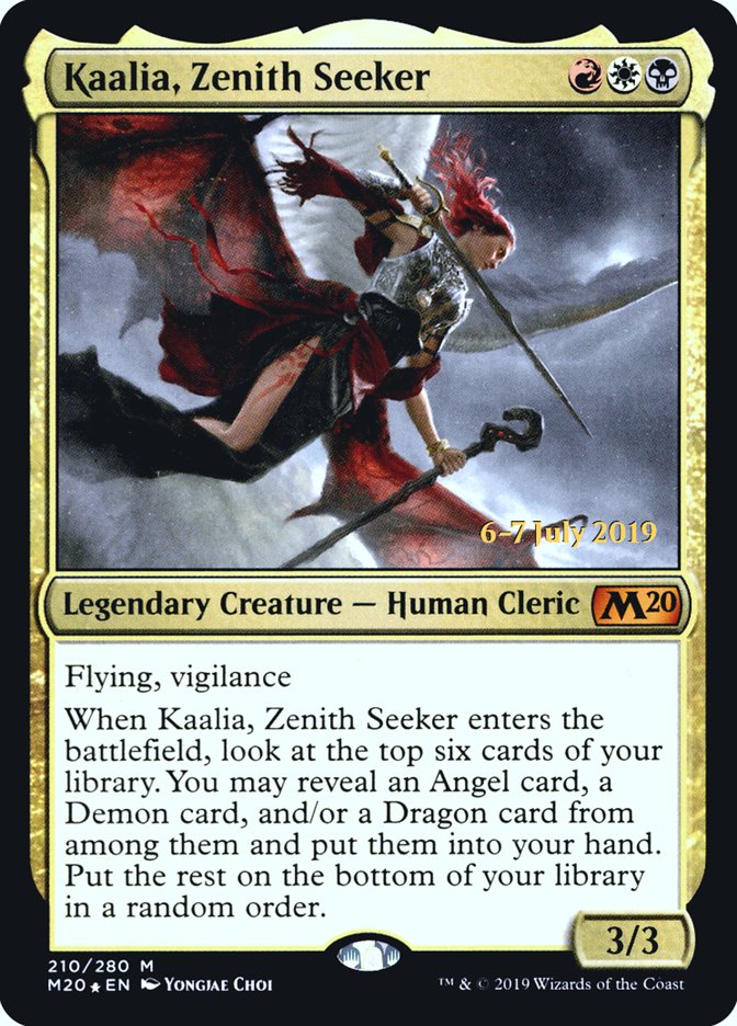 Kaalia, Zenith Seeker  [Core Set 2020 Prerelease Promos] | Devastation Store