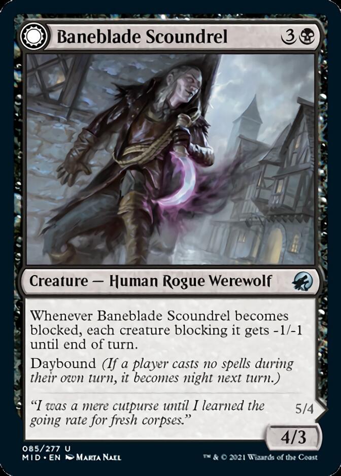 Baneblade Scoundrel // Baneclaw Marauder [Innistrad: Midnight Hunt] | Devastation Store