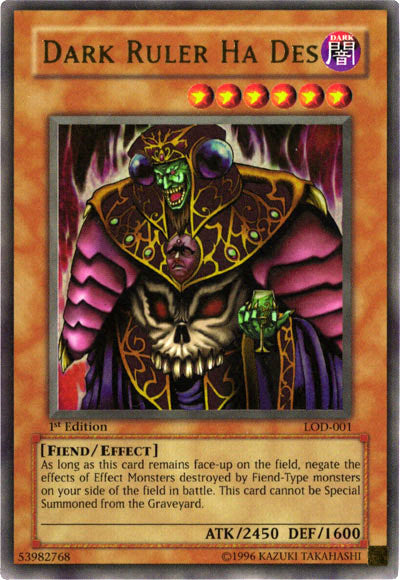 Dark Ruler Ha Des [LOD-001] Ultra Rare | Devastation Store