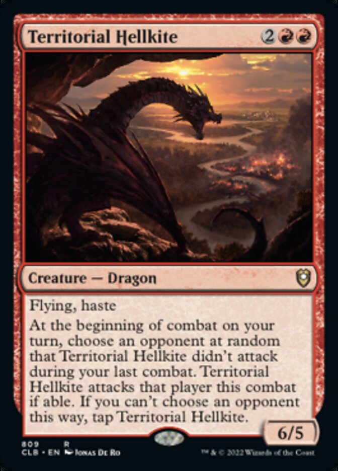 Territorial Hellkite [Commander Legends: Battle for Baldur's Gate] | Devastation Store