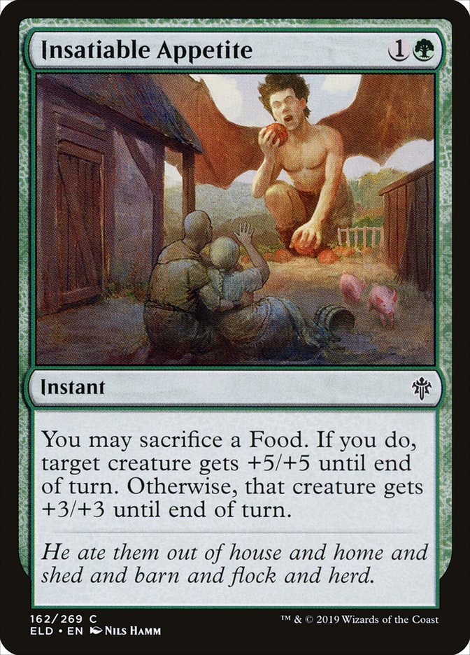 Insatiable Appetite [Throne of Eldraine] | Devastation Store