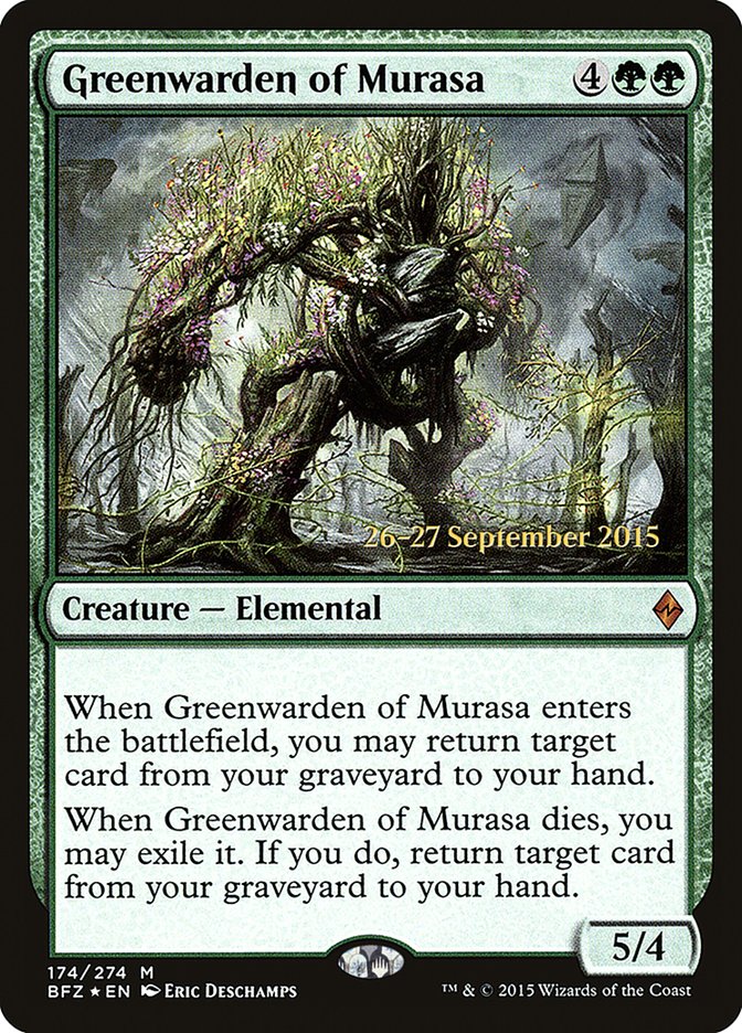 Greenwarden of Murasa  [Battle for Zendikar Prerelease Promos] | Devastation Store