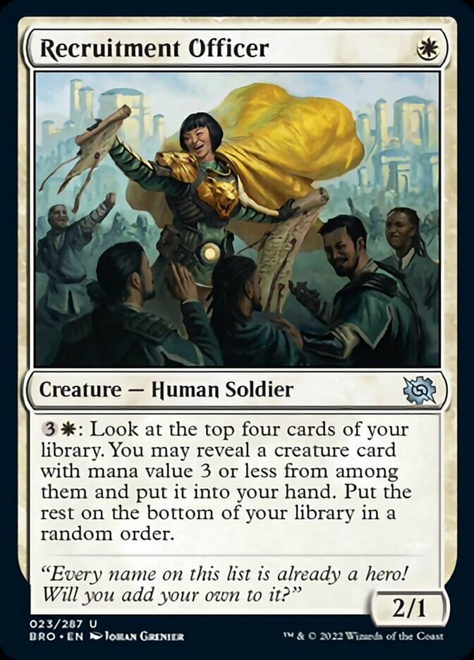 Recruitment Officer [The Brothers' War] | Devastation Store