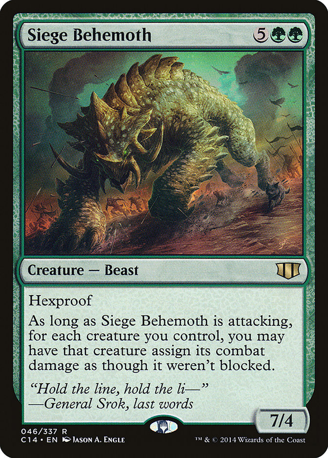 Siege Behemoth [Commander 2014] | Devastation Store