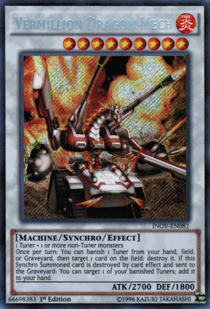 Vermillion Dragon Mech [INOV-EN081] Secret Rare | Devastation Store