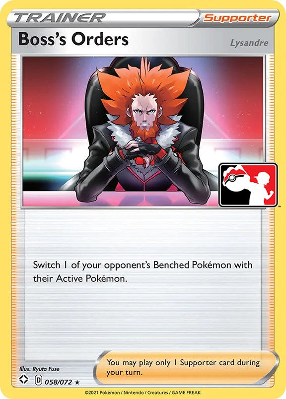 Boss's Orders (058/072) [Prize Pack Series One] | Devastation Store