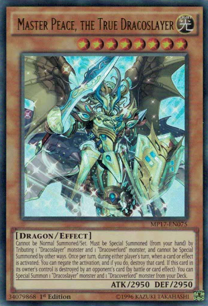 Master Peace, the True Dracoslayer [MP17-EN075] Ultra Rare | Devastation Store