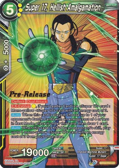 Super 17, Hellish Amalgamation (BT14-113) [Cross Spirits Prerelease Promos] | Devastation Store