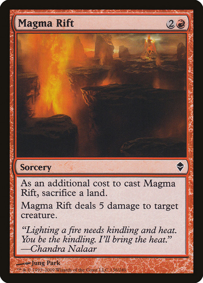 Magma Rift [Zendikar] | Devastation Store