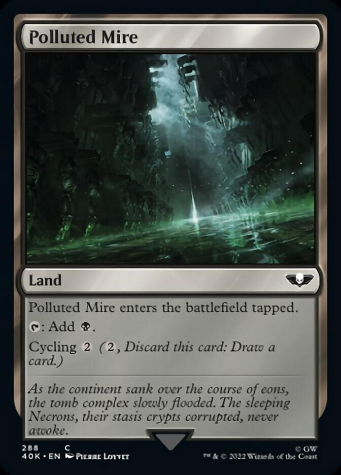 Polluted Mire (Surge Foil) [Universes Beyond: Warhammer 40,000] | Devastation Store