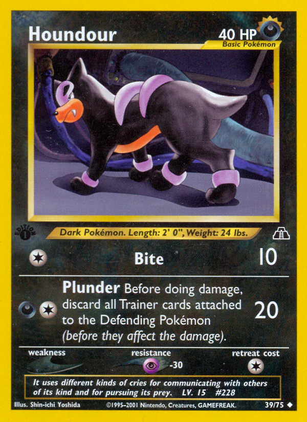 Houndour (39/75) [Neo Discovery 1st Edition] | Devastation Store