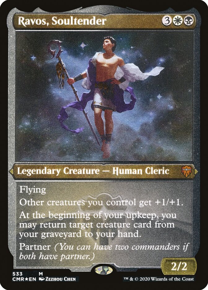 Ravos, Soultender (Etched) [Commander Legends] | Devastation Store