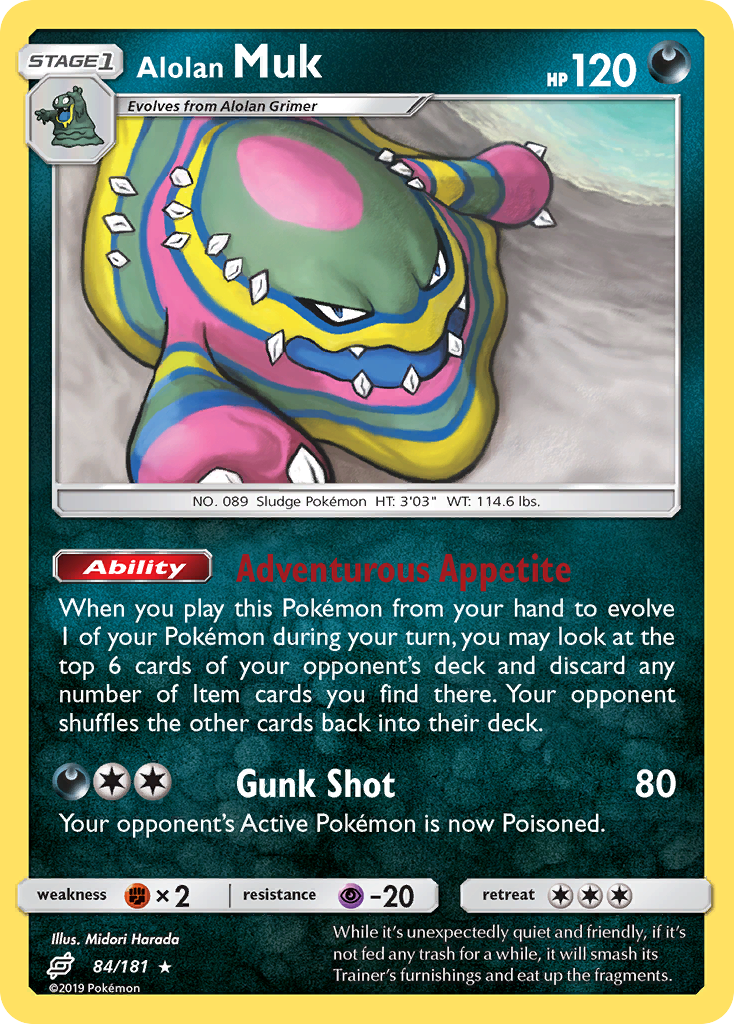 Alolan Muk (84/181) [Sun & Moon: Team Up] | Devastation Store