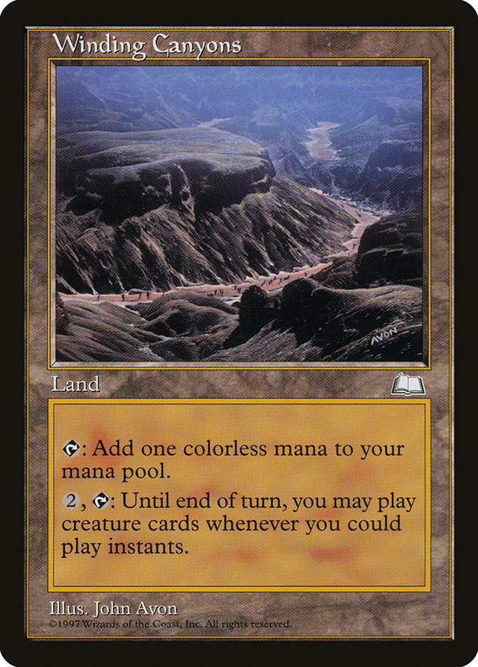 Winding Canyons [Weatherlight] | Devastation Store