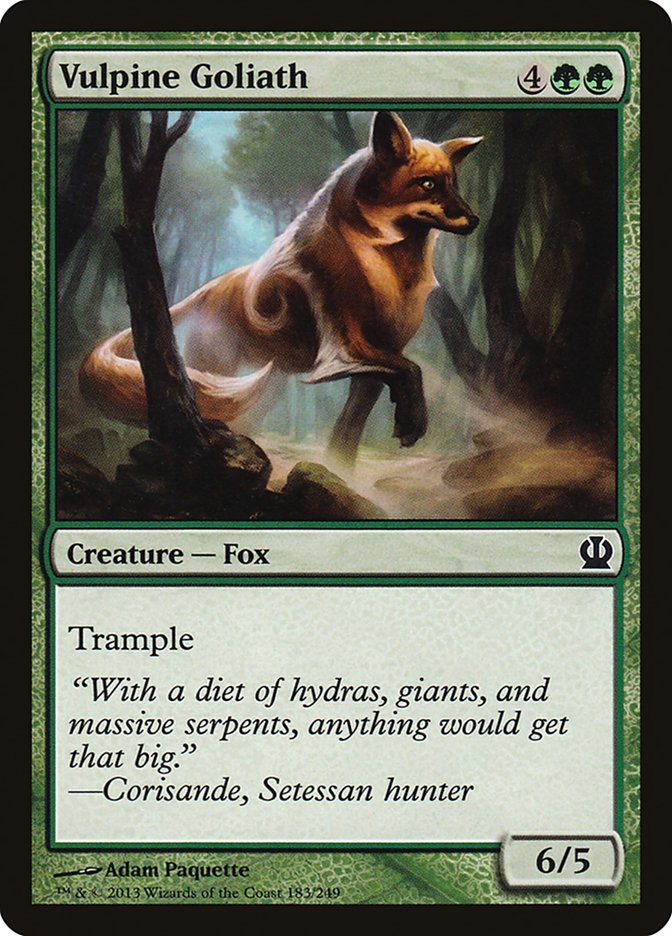 Vulpine Goliath [Theros] | Devastation Store