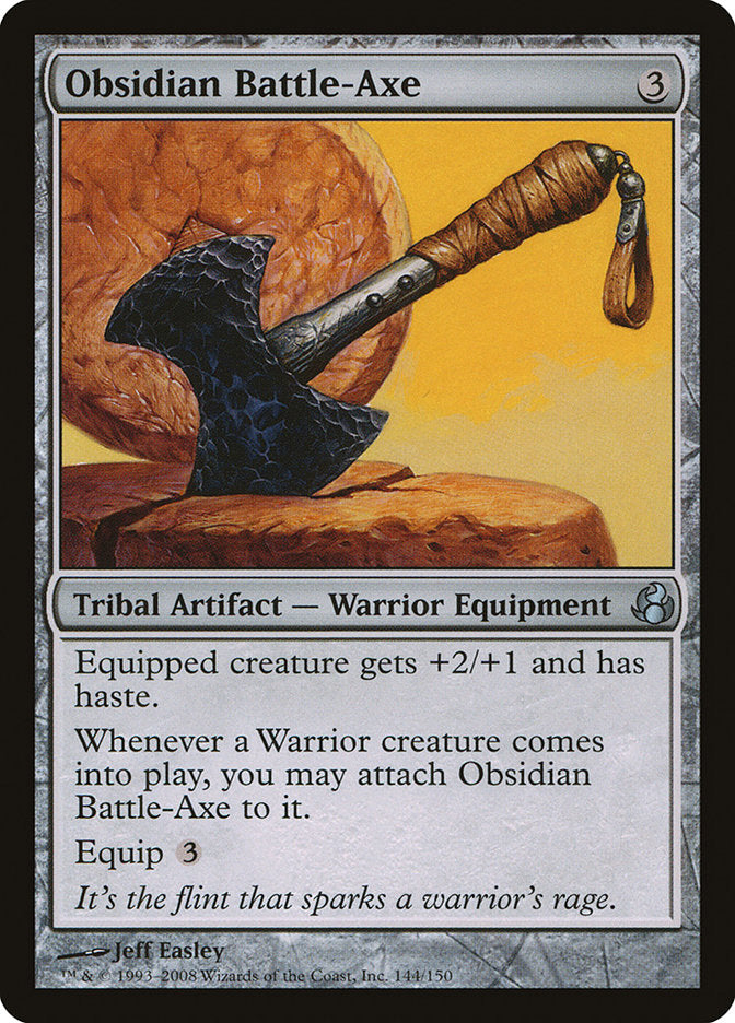 Obsidian Battle-Axe [Morningtide] | Devastation Store