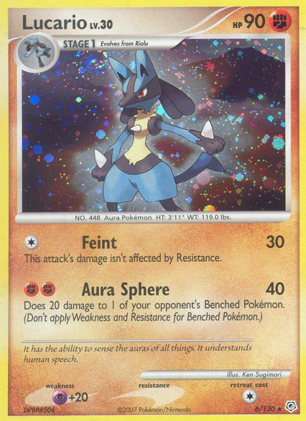 Lucario (6/130) [Diamond & Pearl: Base Set] | Devastation Store