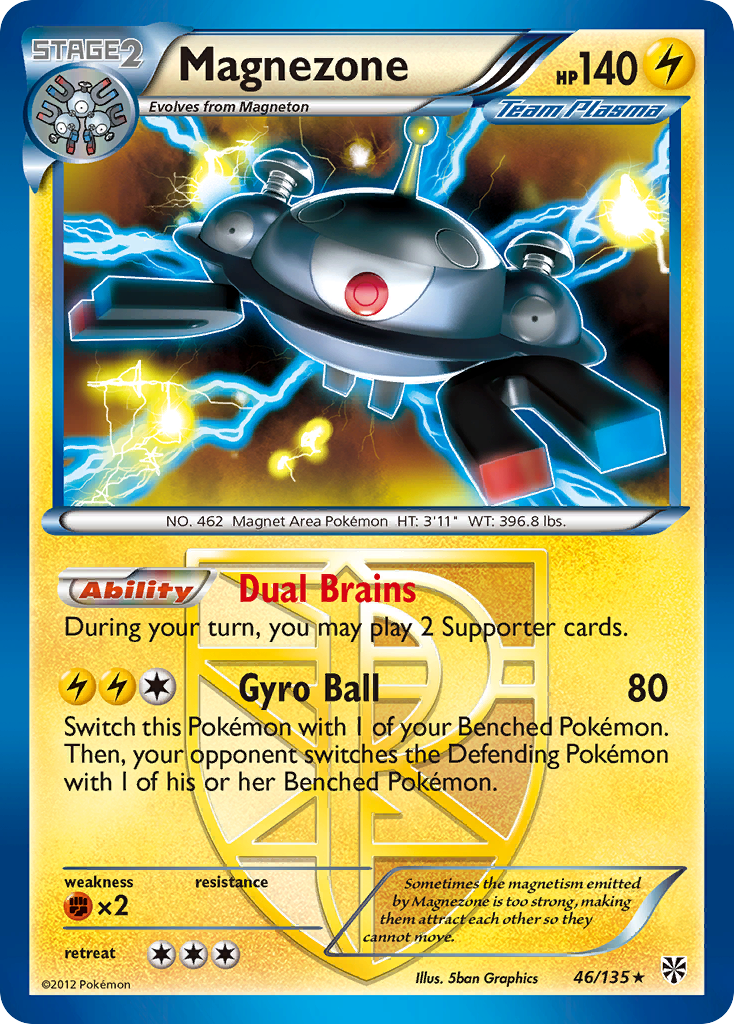Magnezone (46/135) [Black & White: Plasma Storm] | Devastation Store