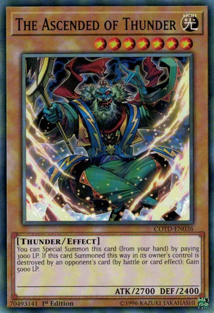 The Ascended of Thunder [COTD-EN036] Short Print | Devastation Store