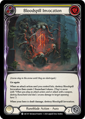 Bloodspill Invocation (Yellow) [ARC107] Unlimited Edition Rainbow Foil - Devastation Store | Devastation Store