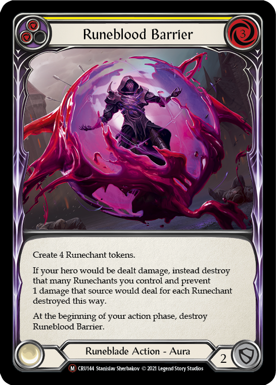 Runeblood Barrier [CRU144] Unlimited Normal | Devastation Store