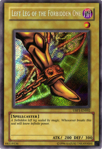 Left Leg of the Forbidden One [UBP1-EN002] Secret Rare | Devastation Store