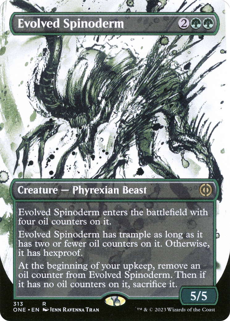 Evolved Spinoderm (Borderless Ichor) [Phyrexia: All Will Be One] | Devastation Store