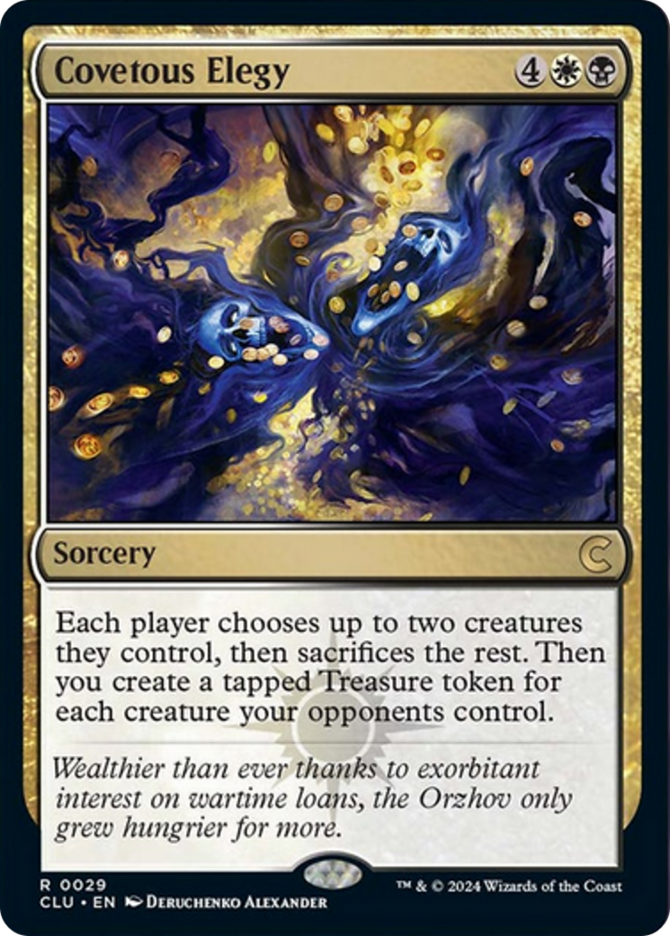 Covetous Elegy [Ravnica: Clue Edition] | Devastation Store