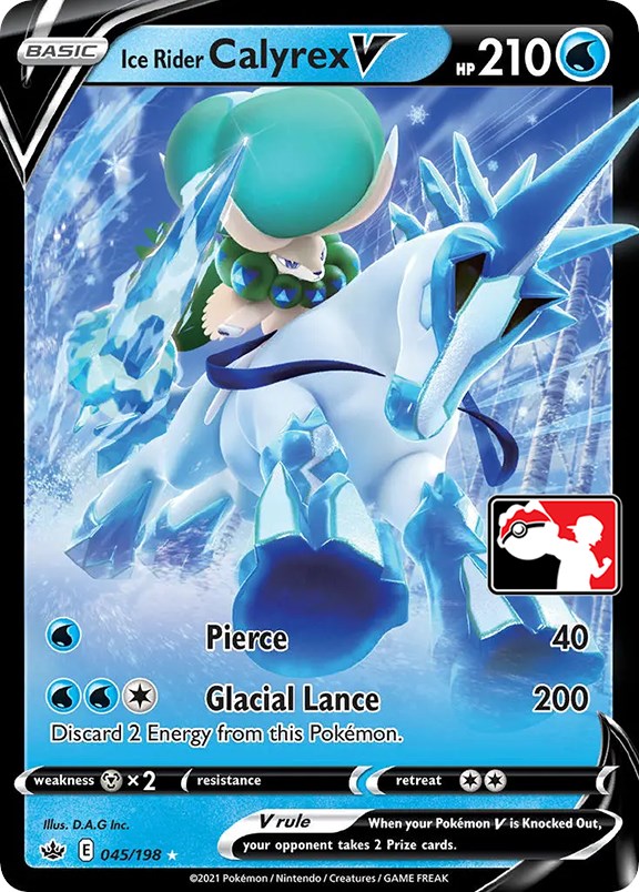Ice Rider Calyrex V (045/198) [Prize Pack Series One] | Devastation Store