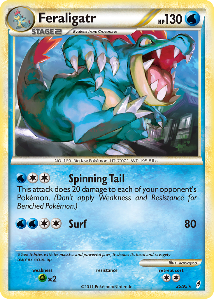 Feraligatr (25/95) [HeartGold & SoulSilver: Call of Legends] | Devastation Store